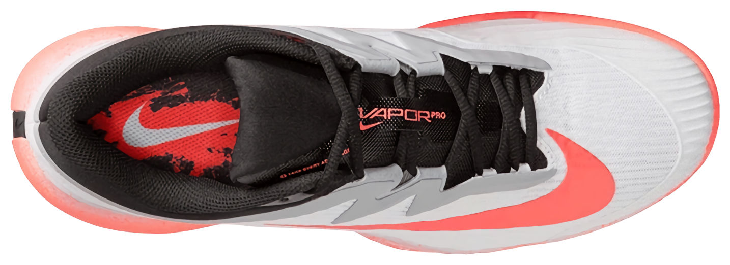 Кроссовки мужские Nike Court Air Zoom Vapor Pro 3 HC Premium, Белые/Оранжевые/Серые, с технологией Air Zoom (р. EUR 42.5)