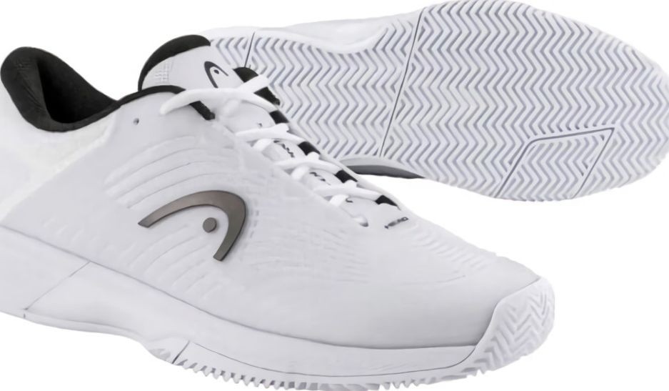 (EU) Кроссовки мужские Head Revolt Pro 4.5 Clay 273275 Whbk White, Белые (р. 40.5)