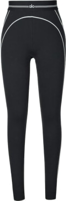 (CN) Легинсы женские Alo Yoga Airbrush High-Waist Heart Throb, Чёрные (XS)