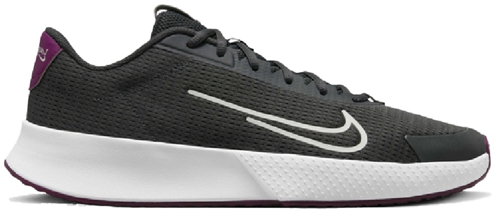 Кроссовки мужские Nike Court Vapor Lite 2, Чёрные/Красные, для жёстких покрытий (р. 43,5)