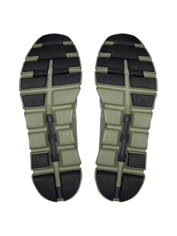 On Cloud 6 Running Shoes Men's Light Beige Gray White