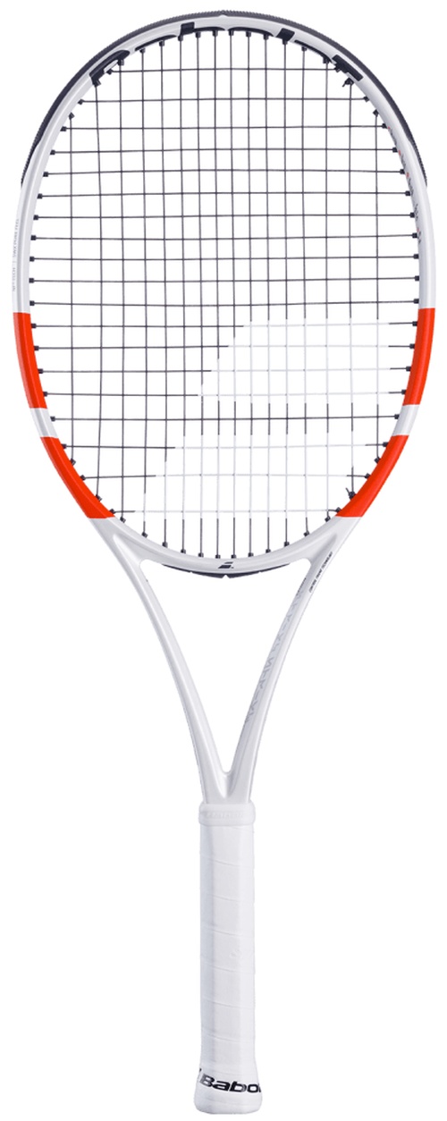 Ракетка для тенниса Babolat Pure Strike Lite 2024, ручка 1, Белая/Красная/Чёрная