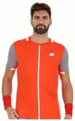 (EU) Футболка мужская Lotto Top Iv, Оранжевая (M)