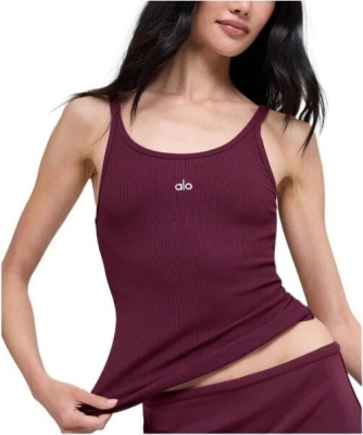 (CN) Топ спортивный женский Alo Yoga 191677608931, Красный (S)