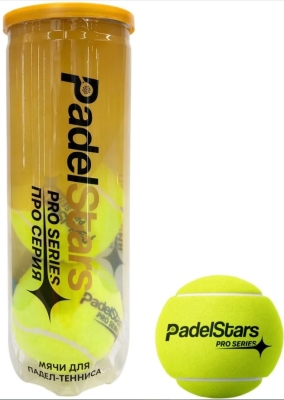 Мячи для падел тенниса PadelStars Pro Series (3 шт)