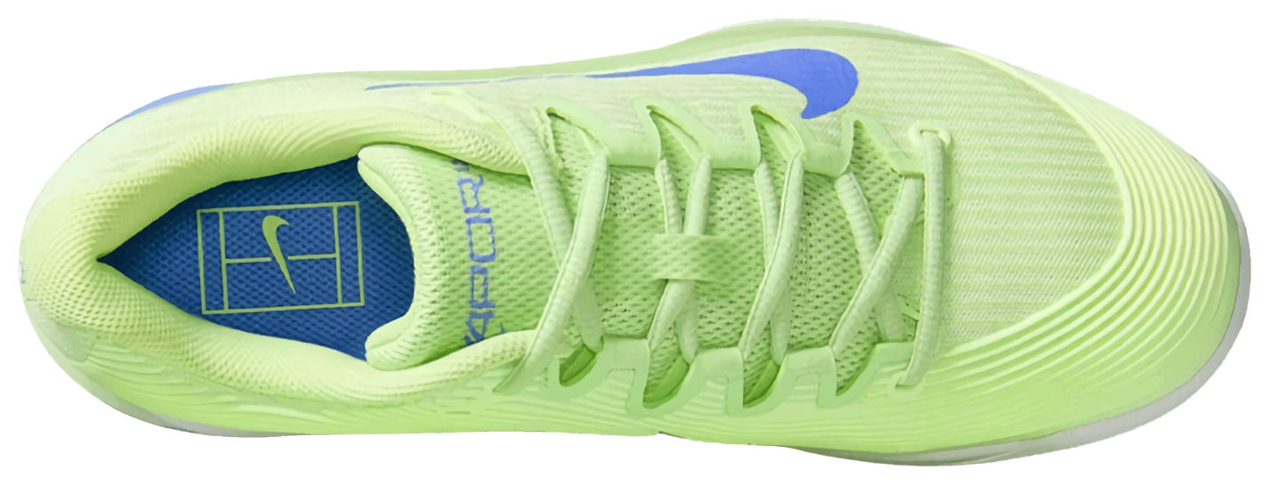Кроссовки женские Nike Vapor 12 HC, Лайм/Сапфир/Белый (р. 39)