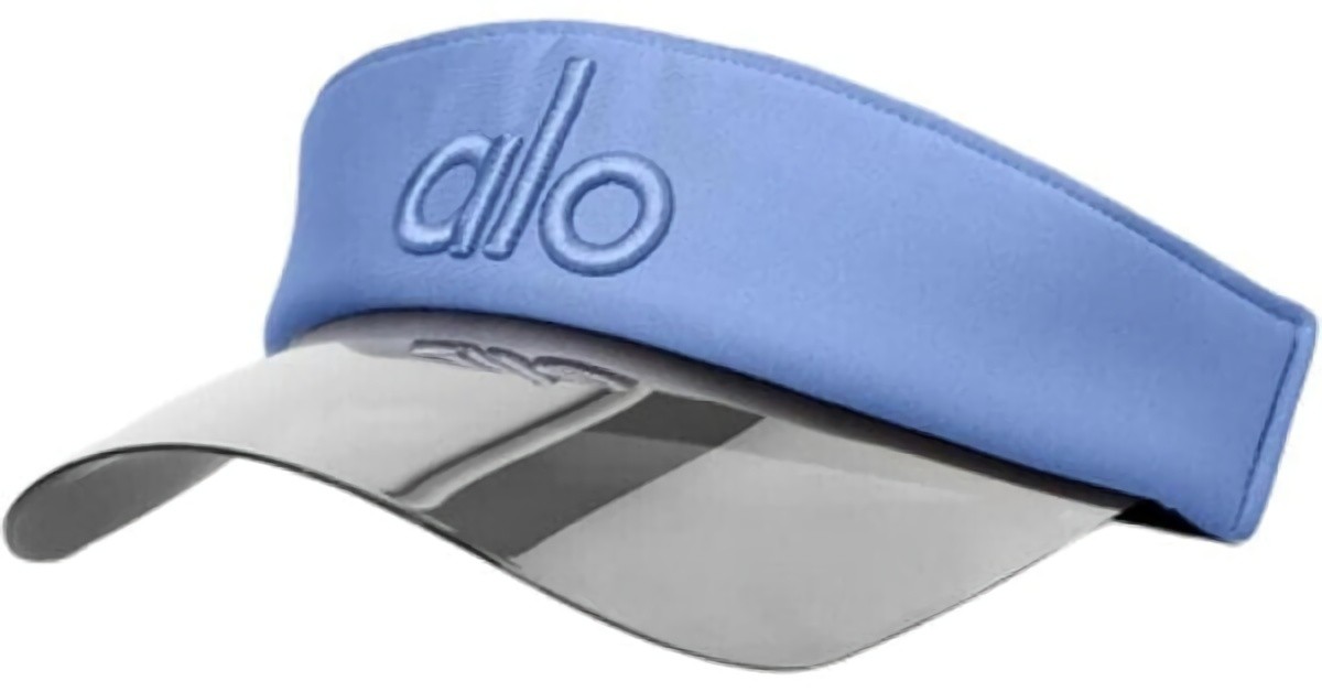 (CN) Кепка женская Alo Yoga Polyester Sun Protection Hats Unisex Blue, Голубая (F)