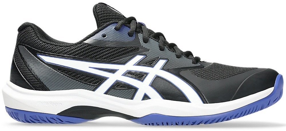 Кроссовки мужские Asics Game FF, Черный/Белый/Синий, легкие, с технологией Trusstic и Flytefoam (р. 46,5)