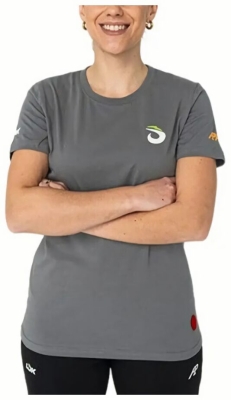 (EU) Футболка женская Lok Glacier A1Padel, Серая (L)