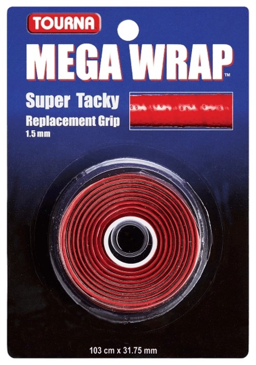 Грип Tourna Mega Wrap, Красный