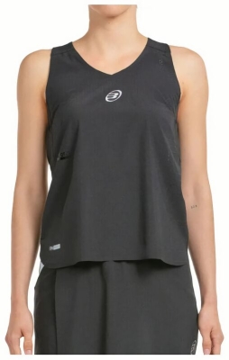 (EU) Майка женская Bullpadel, Чёрная (L)