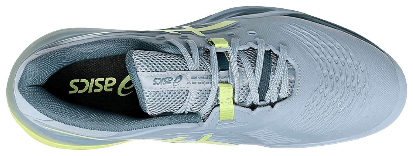 Кроссовки мужские Asics Gel-Resolution X, Серо-Голубой/Фисташковый, грунтовые (р. EUR 42)