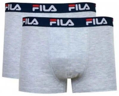 (EU) Боксеры мужские Fila, 2 пары, Серые (L)