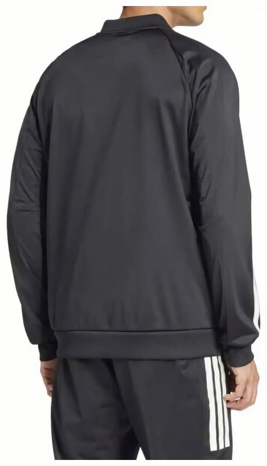 (EU) Ветровка мужская Adidas 3 полоски, Чёрная (S)