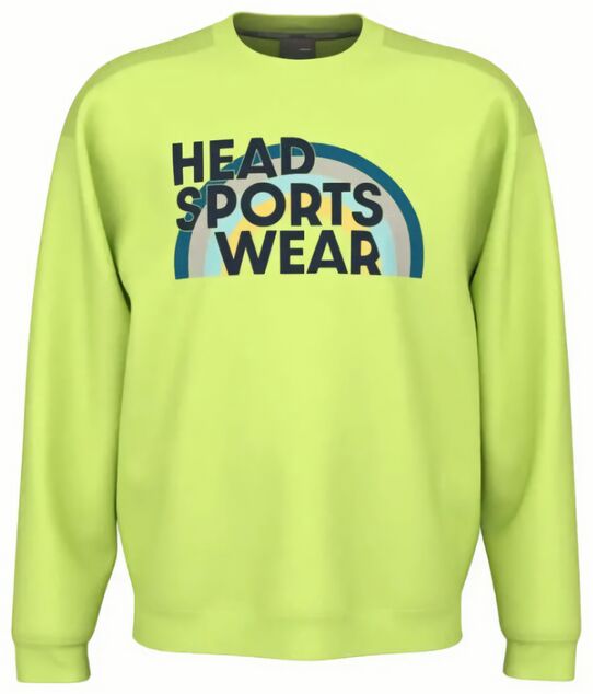 (EU) Лонгслив мужской Head Rally, Зелёный (XL)
