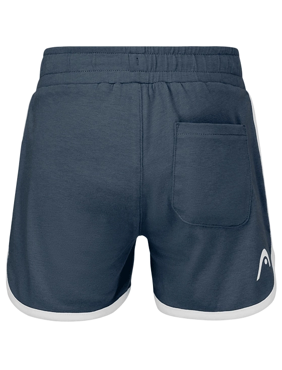 Шорты для девочек Head Tennis Short Junior G, Тёмно-синие (рост 122 см, 6–7 лет)