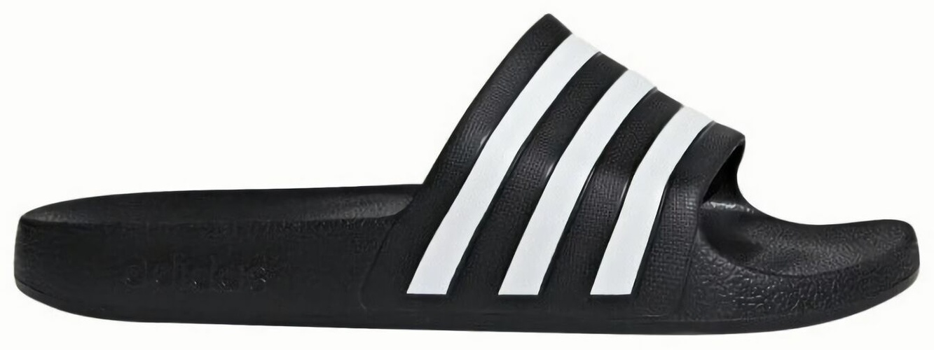 (EU) Щлёпанцы Adidas Adilette Aqua, Черно-белые (р. 36,5)
