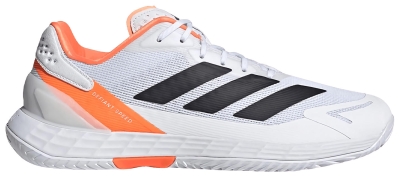 Кроссовки мужские Adidas Defiant Speed 2, Белые/Чёрные/Оранжевые (р. EUR 44.6)