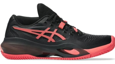 (EU) Кроссовки женские Asics Gel-Resolution X Clay Black Women 1042A277, Чёрные (р. 40)