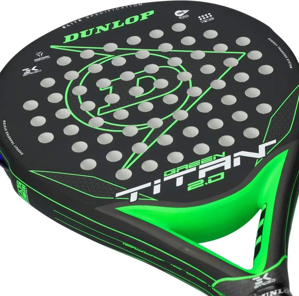 (EU) Ракетка для падел тенниса Dunlop Titan 2.0 Green