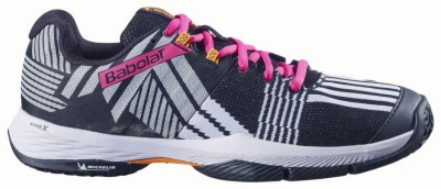 (EU) Кроссовки женские Babolat Sensa, 31S23757 2041, Черно-Белые (р. 36,5)