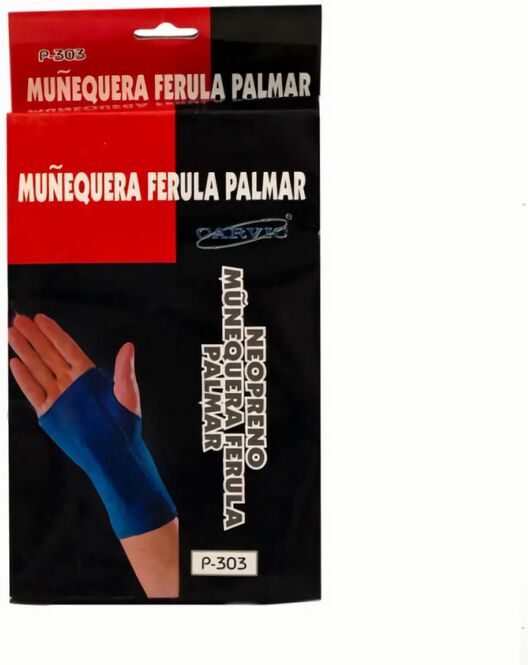 (EU) Фиксатор запястья правый Softee, P0303.028, Синий (XL)