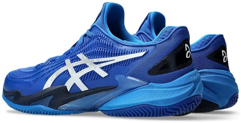 Кроссовки мужские Asics Court FF 3 Novak Clay, Синий/Белый, для грунтового корта (р. 42)