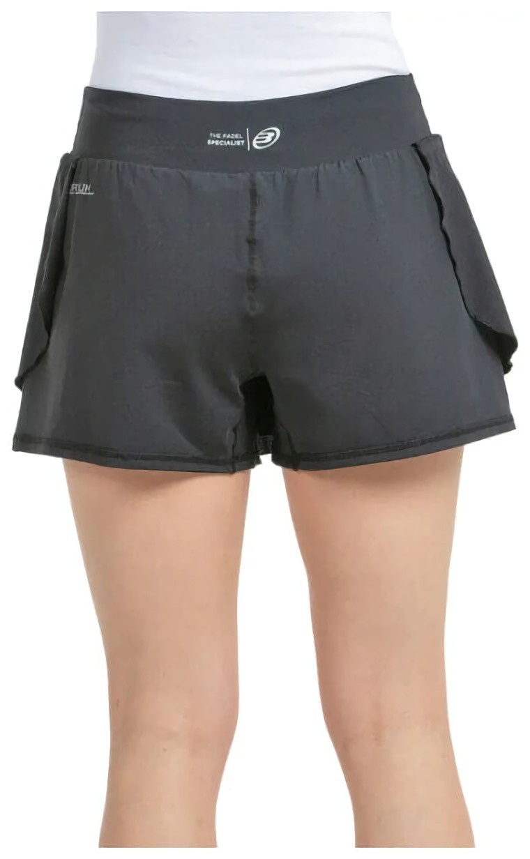 (EU) Юбка женская Bullpadel ADRAR BASIC SKIRT, Чёрная (XL)
