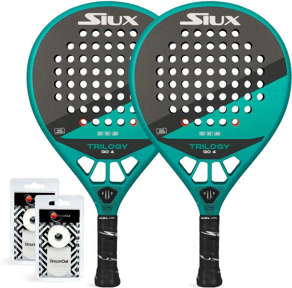 (EU) Ракетка для падел тенниса Pack Duo Siux Trilogy Go 4