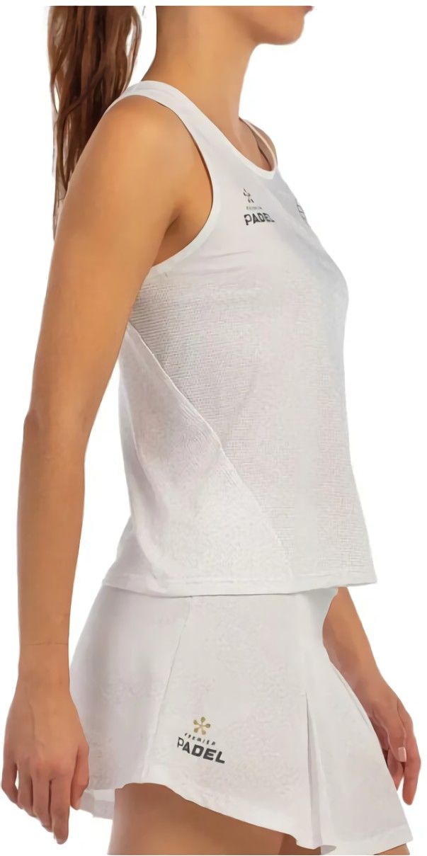 (EU) Майка женская Bullpadel ACORA WOMEN'S TANK TOP, Белая (2XL)