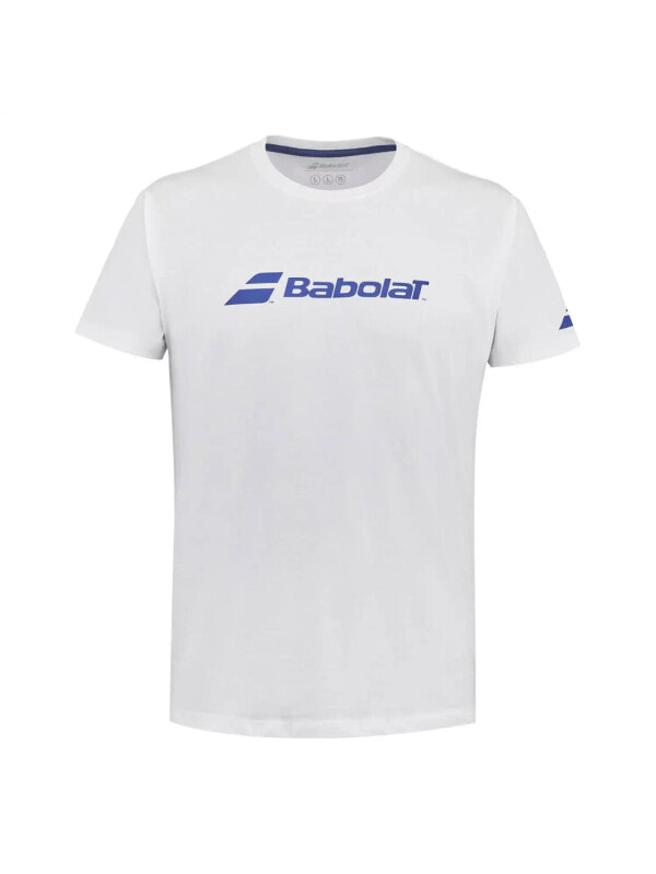 (EU) Футболка для мальчиков Babolat Exercise, Белая (M/L)