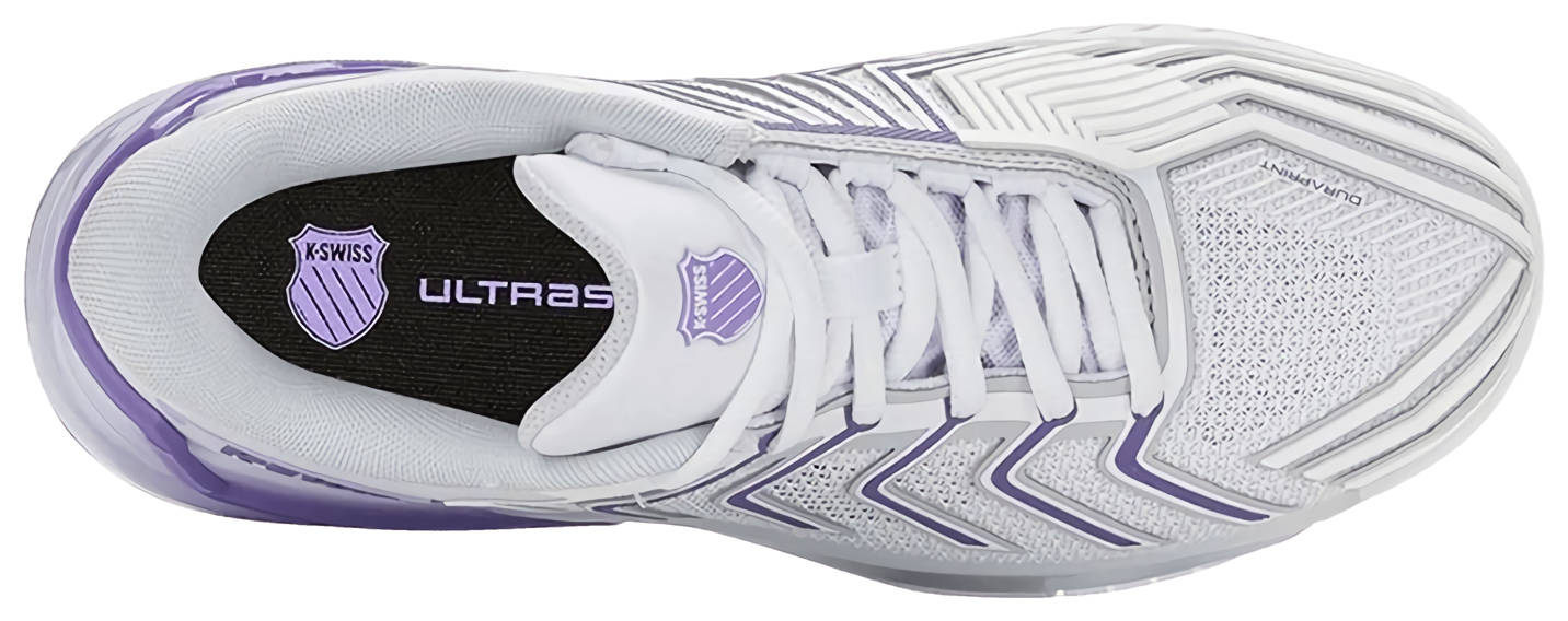Кроссовки женские K-Swiss Ultrashot 4, Белые/Серые/Лиловые (р. EUR 38)