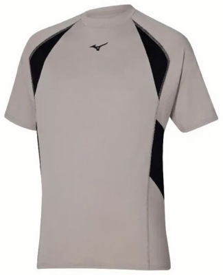 (EU) Футболка мужская Mizuno Athletics Oversize Tee, Серебристая (L)