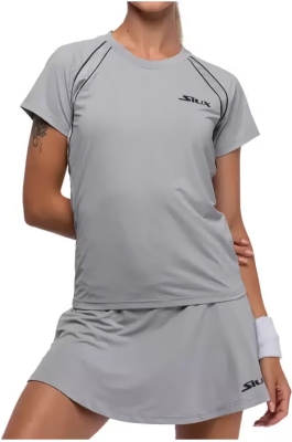 (EU) Футболка женская Siux Match 24, Серая (L)