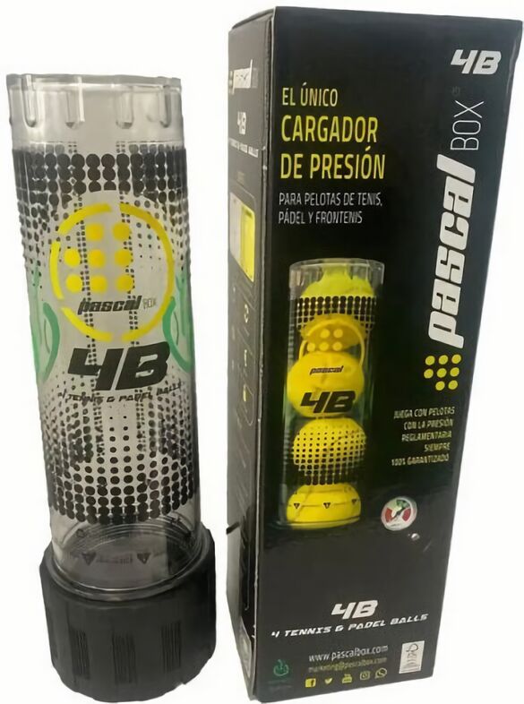 (EU) Компенсатор давления для мячей Pascal Box, Черный