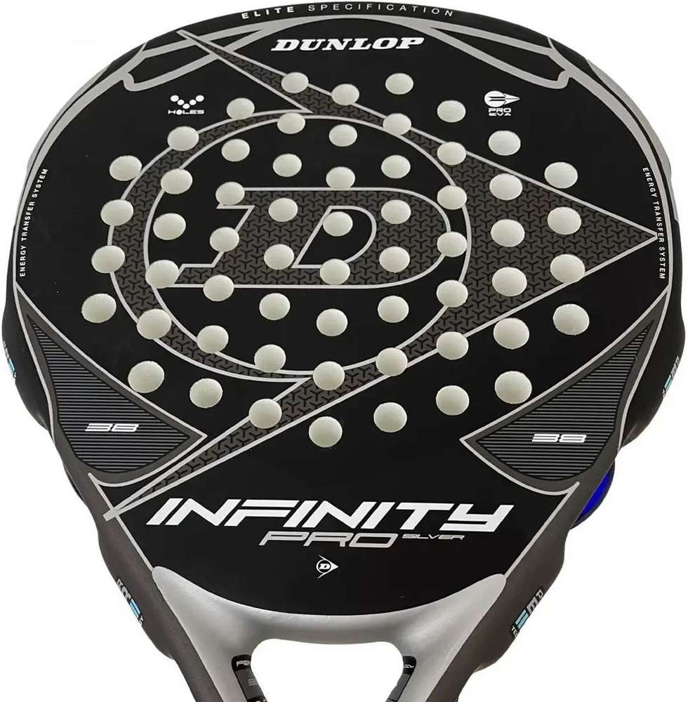 (EU) Ракетка для падел тенниса Dunlop Infinity Pro G1 Hl Silver