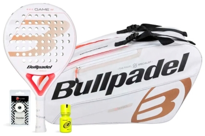 (EU) PACK BULLPDEL GAME WOMAN PADELBAG WHITE DRY GRIP [237190333] 