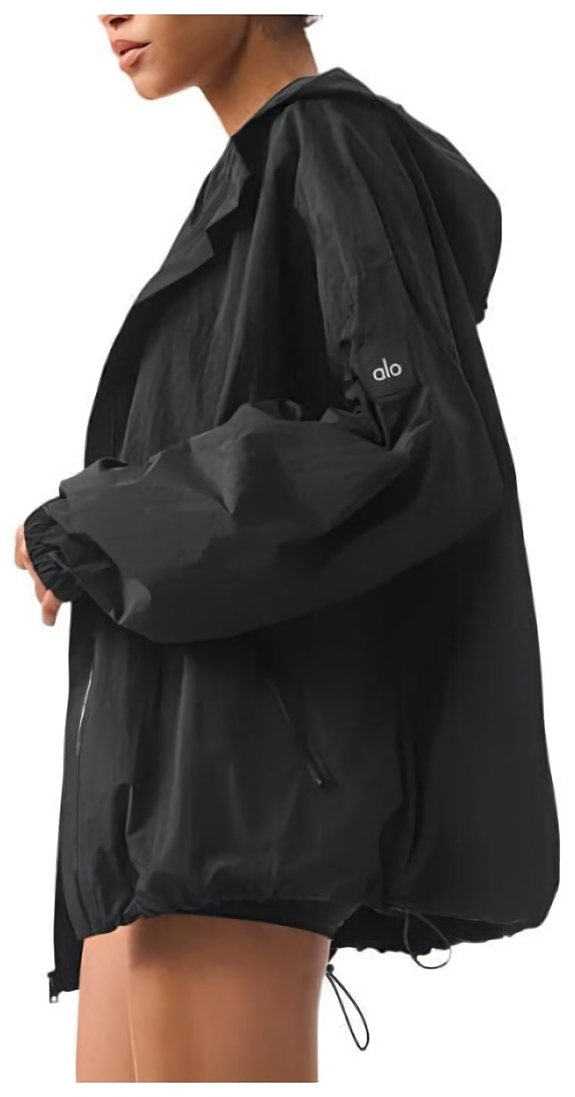 (CN) Куртка унисекс Alo Yoga, Чёрная (XL)