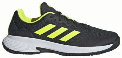 (EU) Кроссовки мужские Adidas Gamecourt 2, JH9013, Черные (р. 45,3)