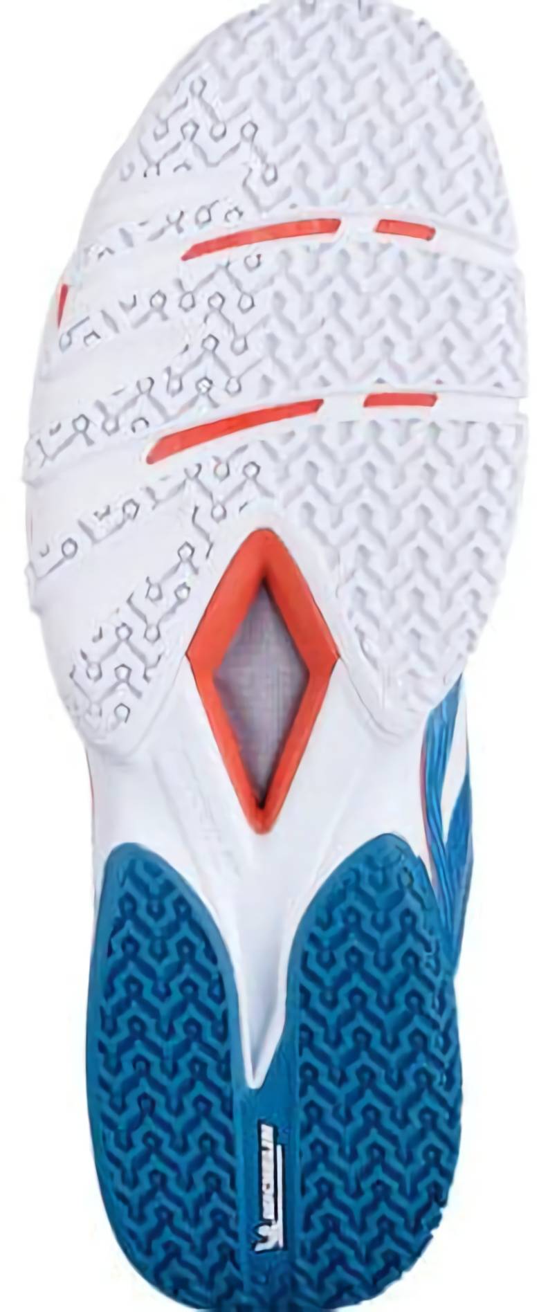 (EU) Кроссовки мужские Babolat Premura 3 Blue/White/Orange 3A0S26B752, Серые (р. 40.5)