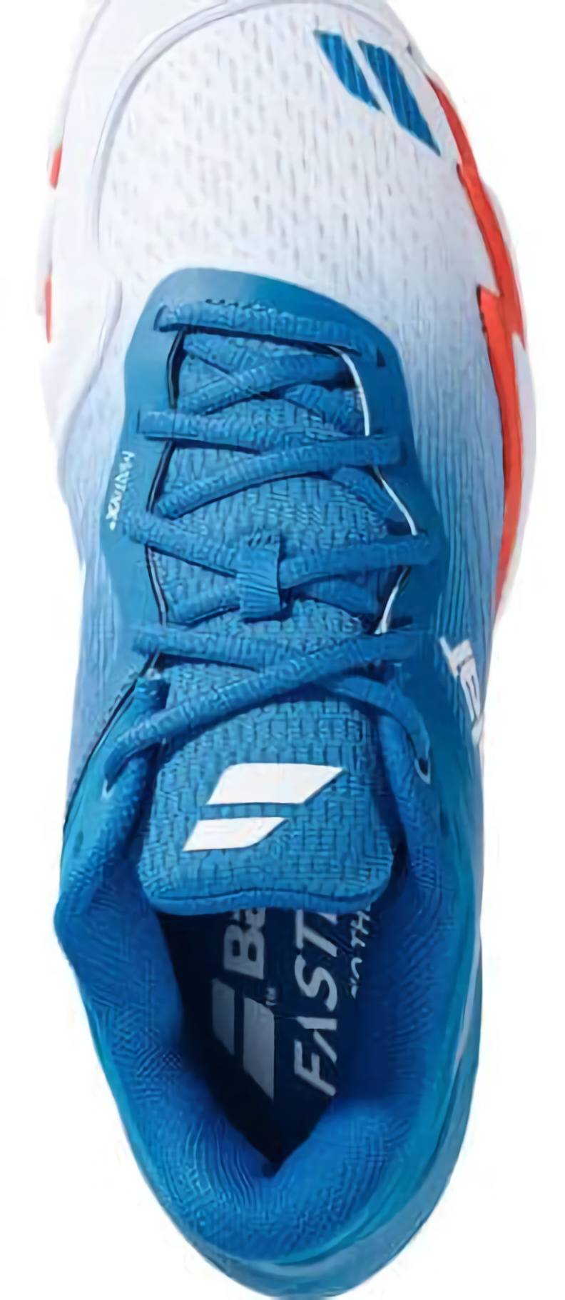 (EU) Кроссовки мужские Babolat Premura 3 Blue/White/Orange 3A0S26B752, Серые (р. 40.5)