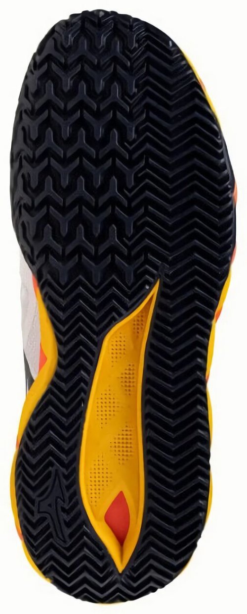 (EU) Кроссовки мужские Mizuno Wave Enforce Tour 2 CC, 61GC2504, Бело-Оранжевые (р. 45)