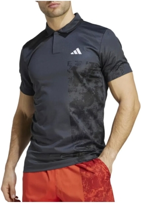 (EU) Поло мужское Adidas Paris Elegant, Чёрное (S)