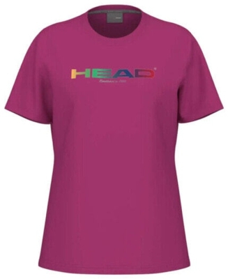 (EU) Футболка женская Head Rainbow, Розовая (M)