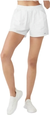 (CN) Шорты женские Alo Yoga Alumni Short, Белые (XS)