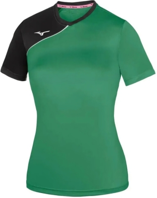 (EU) Футболка женская Mizuno Team Trad Soukyu, Зеленая (M)