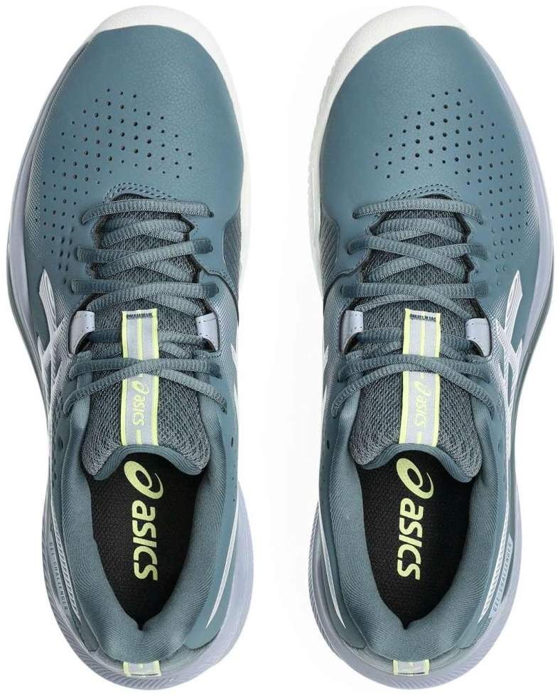 Кроссовки мужские Asics GEL-CHALLENGER 15 CLAY, Голубые/Белые, для грунтовых кортов (р. 30,5)