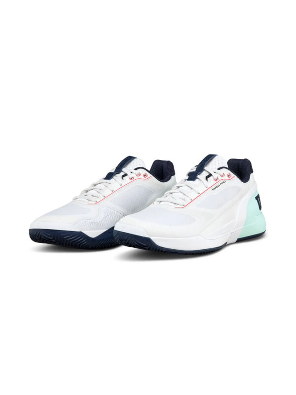 WILSON RUSH PRO 5 CLAY WHITE/TURQUOISE WRS338540