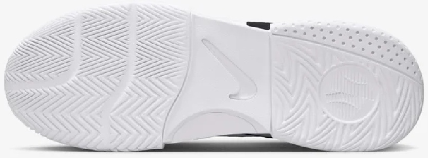 Кроссовки мужские Nike Court Vapor Lite 4, Белые/Чёрные, для твёрдых кортов (р. 41,5)
