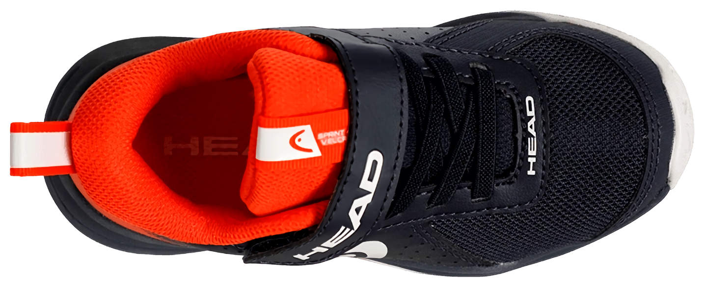 Кроссовки детские Head Sprint Velcro 4.0 Kids, Темно-синие/Красные (р. EUR 29)